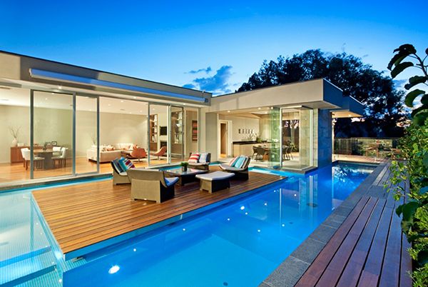 Smooth Evening View  Gorgeous Contemporary Home Inspired By The Summer