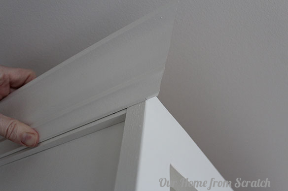 crown molding on cabinet 2