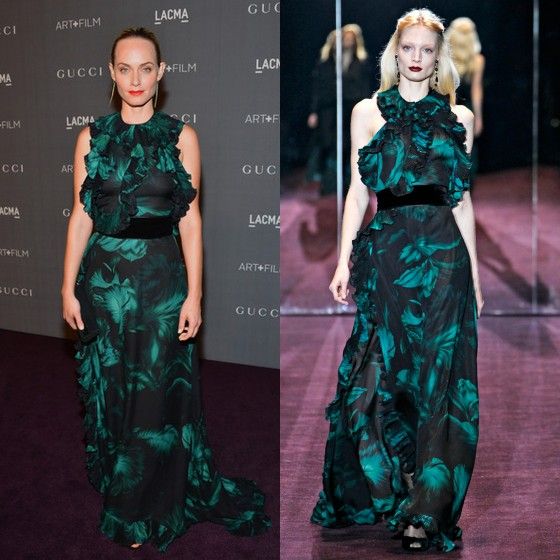 amber valletta in gucci amber valletta in gucci