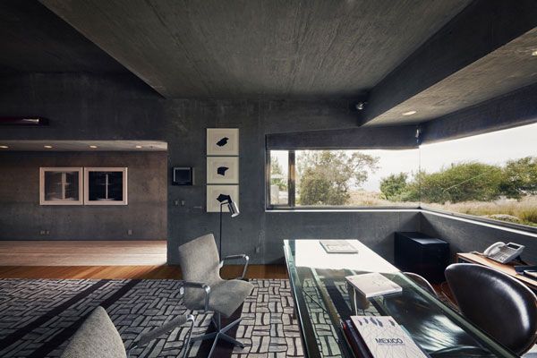 Atalaya Office Details Atalaya Office Details Industrial Inspired Luxury House Overlooking the Pacific Ocean