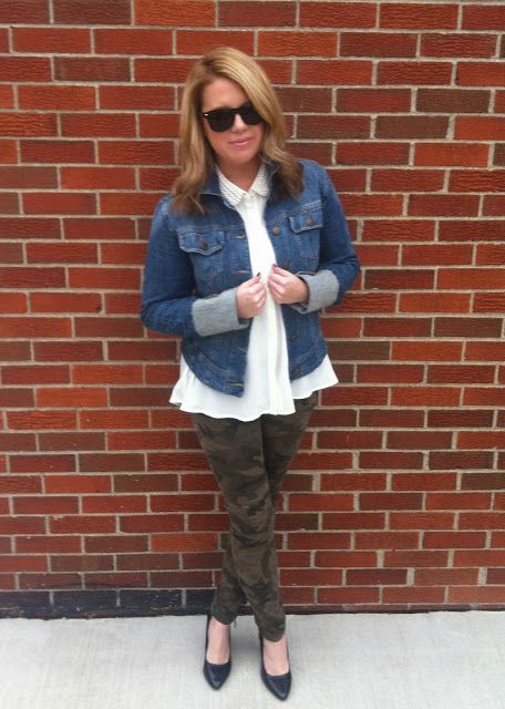 zara+camo-hm+collar+top-cabi+denim+jacke