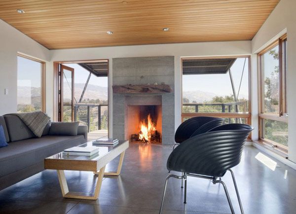 santa ynez house 14 Refined Interiors Showcased by Energy Efficient Residence in California