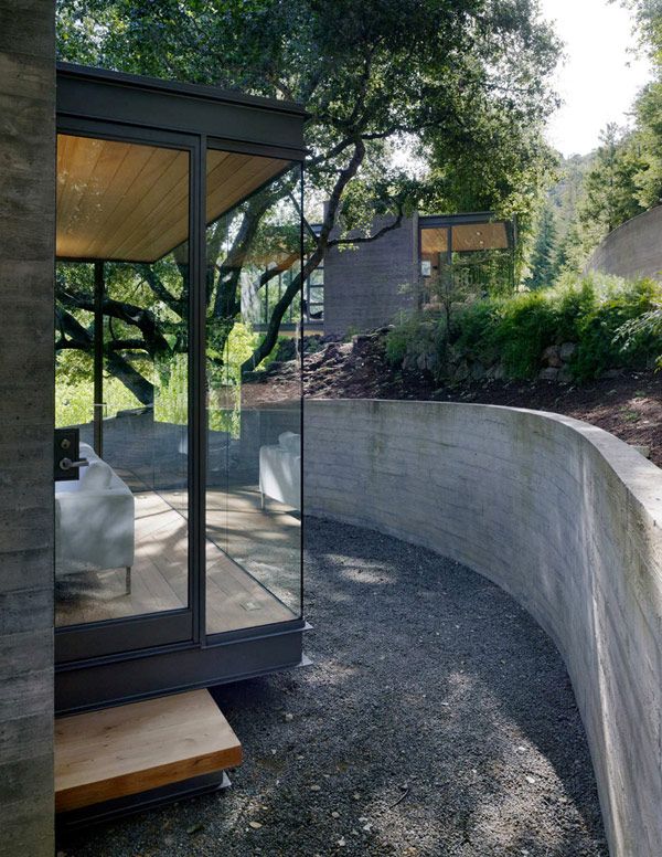 tea houses 5 Nature Embedded Retreats in Silicon Valley: Tea Houses by Swatt Miers Architects