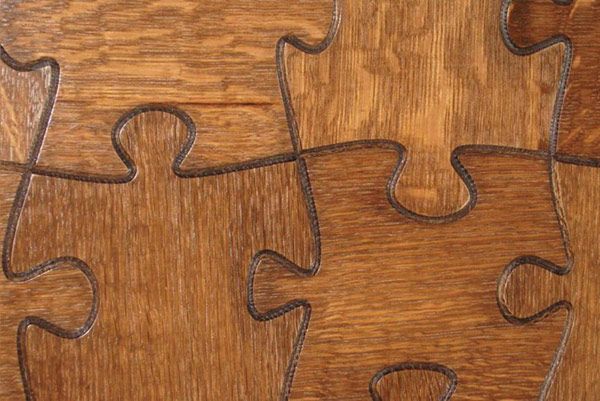 jigsaw Fresh Patterns for Wooden Floors: Enigma Collection by Jamie Beckwith