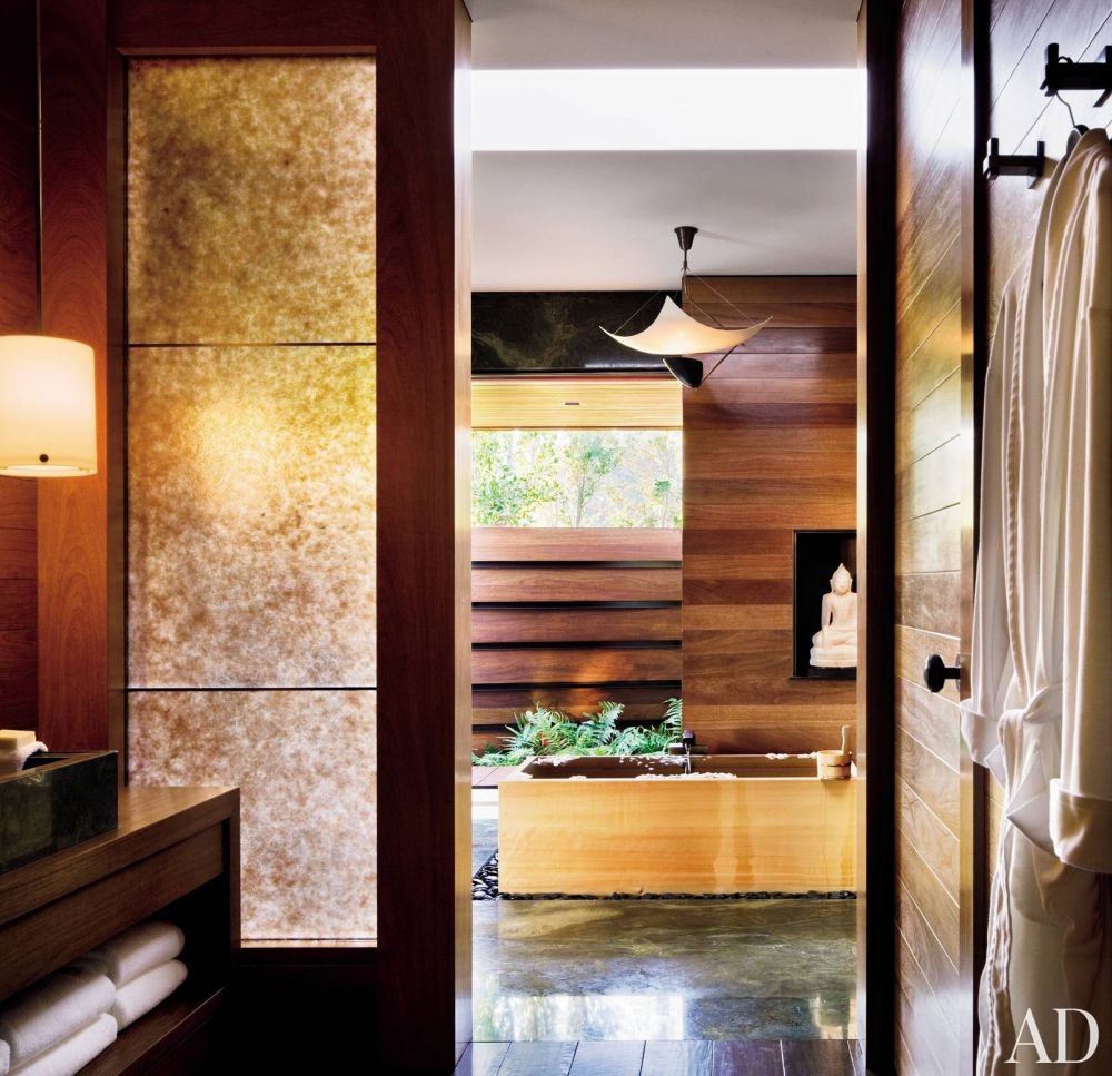 Contemporary Bathroom by Stephen Shadley in Beverly Hills, California