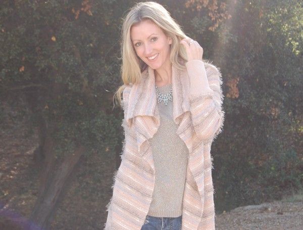 forever21 shag cardigan