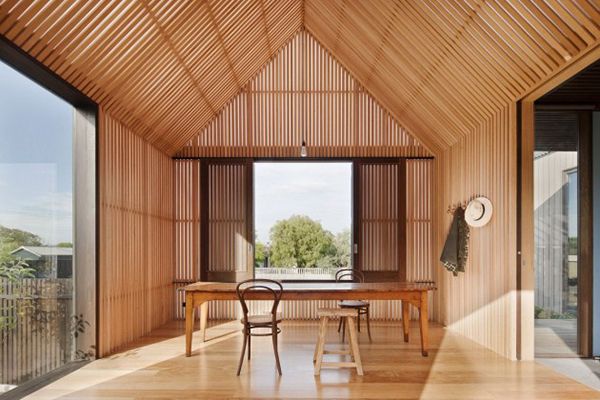 Study Area Rural House With an Access of Exquisite Contemporary Style