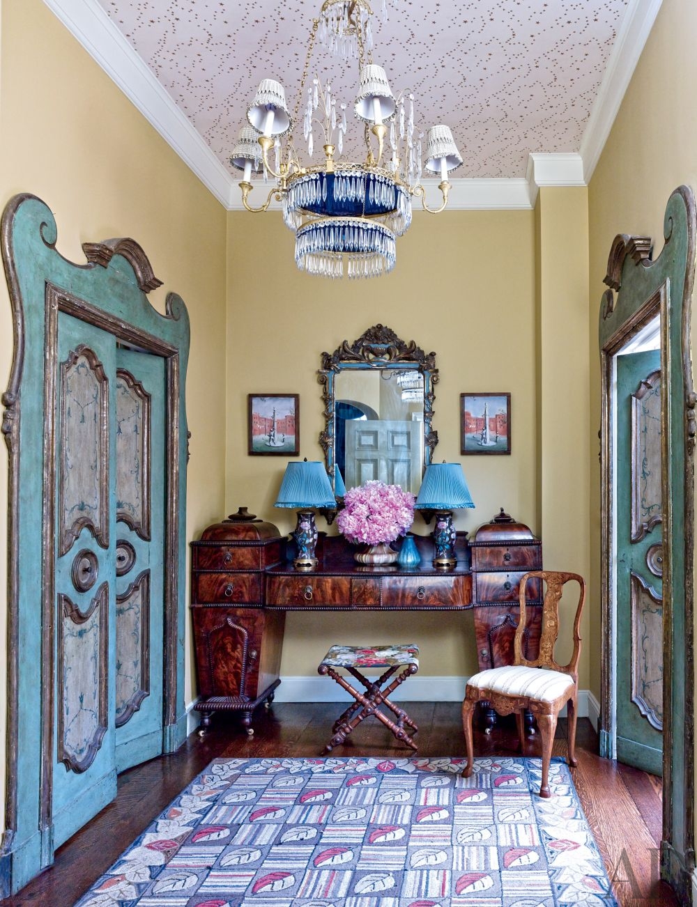Traditional Entrance Hall by Rain Phillips in New York, New York